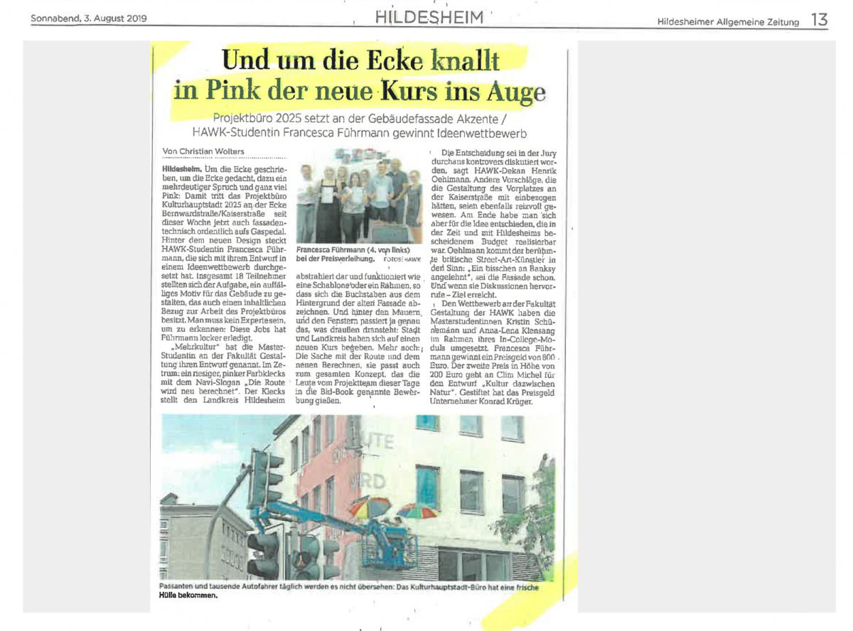 KLK Immobilien in Hildesheim – Zeitungsartikel